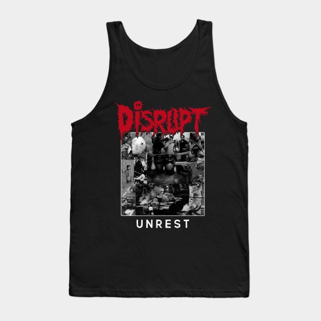 Disrupt "Unrest" Tribute Shirt Tank Top by lilmousepunk